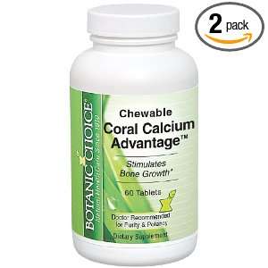  Botanic Choice Coral Calcium Advantage Tablets, 60 Count 