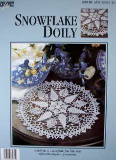 Snowflake Doily, CROCHET Pattern, NEW, Beautiful  