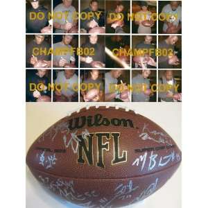 2011 NEW ORLEANS SAINTS,SIGNED,AUTOGRAPHED,TEAM,NFL FOOTBALL,COA,WITH 