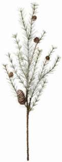 This set of 24 snow covered pine sprays make a great addition to any 