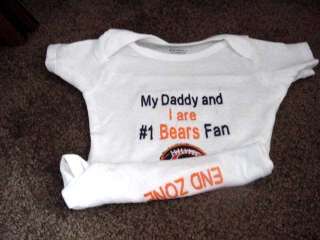 Chicago Bears Football Baby Infant Newborn Onesie  