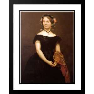  Portrait of Mlle Durand 25x29 Framed and Double Matted Art 