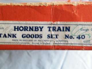 HORNBY CLOCK WORK O GAUGE TRAIN SET NO 45  