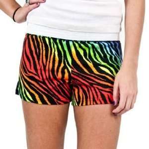  Soffe Rainbow Zebra Youth Novelty Short XLARGE Everything 