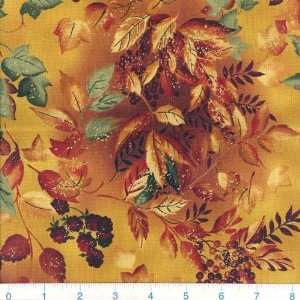  45 Wide Natures Brilliance Leaves & Acorns Holiday 