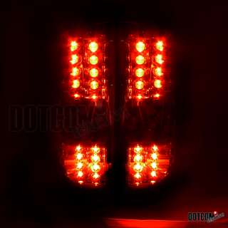 07 11 CHEVY AVALANCHE LED BRAKE LAMPS TAIL LIGHTS SMOKE  