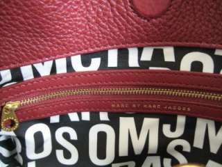   BY MARC JACOBS Classic Q Fran Small Leather Satchel Purse chianti red
