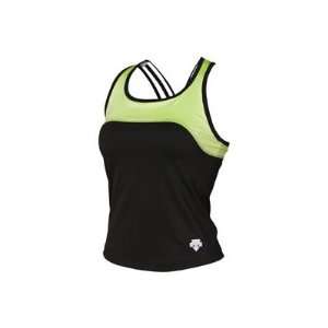  Descente 2008 Womens Bliss Cycling Top   Black/Lime 
