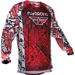  Fly Racing 2012 Evolution Motocross Jersey Red/Black Large 