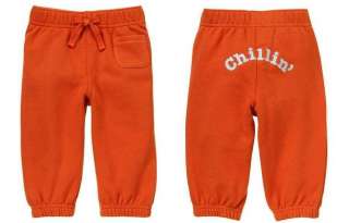NWT Gymboree HAPPY PENGUIN Chillin Orange Knit Pants  