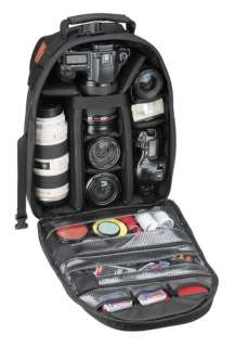   pack provides foam padded protection and quick access to multiple slrs