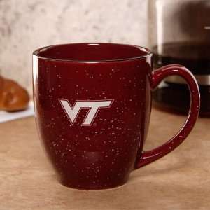  NCAA Virginia Tech Hokies 16oz. Maroon Speckled Bistro Mug 