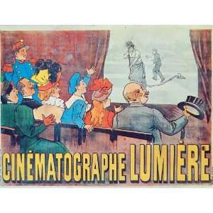  1969 Print Cinematographe Lumiere Silent Film   1969 Color 