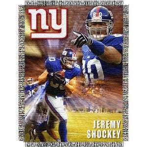  Jeromy Shockey #80 New York Giants NFL Woven Tapestry 