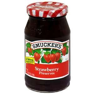 Smuckers Strawberry Preserves 18 oz  Grocery & Gourmet 