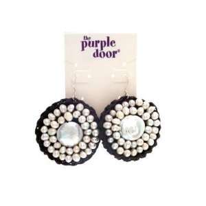   The Purple Door The Sidney Collection PDE 08 J White Earrings Beauty