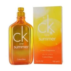 CK ONE SUMMER by Calvin Klein EDT SPRAY 3.4 OZ (2010 YELLOW) for 