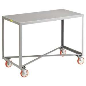  Little Giant Mobile Table with Single Shelf Size   Full 