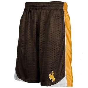   Wyoming Cowboys Youth Brown Vector Workout Shorts