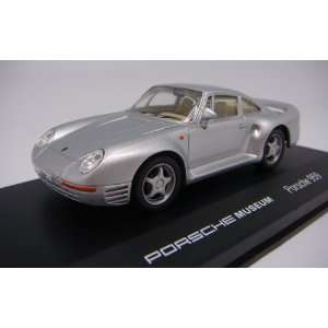  Porsche Official 959 Silver 143rd Scale Model (Made by 