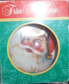 TRIM A HOME Christmas Ornament 4 PHOTO BALL Picture  