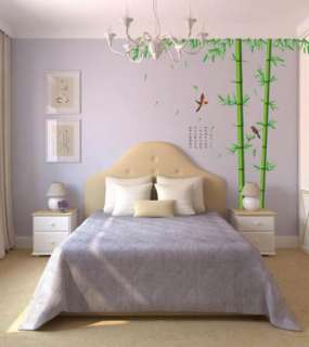 DIY Removable Cute Bamboo Vinyl Room Wall sticker Paper Decal Art 