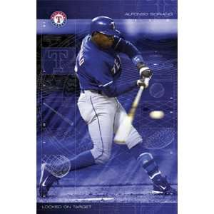  Alfonso Soriano Texas Rangers Poster 3318