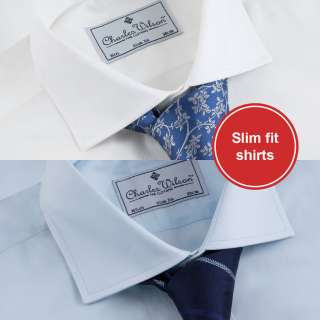 CHARLES WILSON SLIM FIT SHIRT PACK NEW MD01  