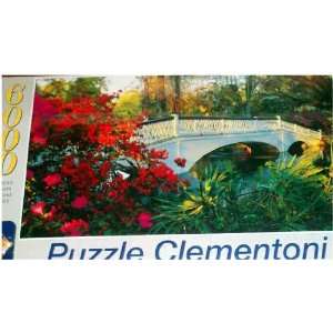    6000 Piece Puzzle Clementoni   Magnolia Garden Toys & Games