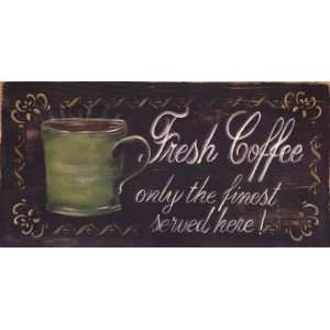 Fresh Coffee by Grace Pullen 20x10 Grocery & Gourmet Food
