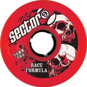   Race 82a 70mm(os)red Offset Slalom Skate Wheels