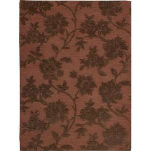 Nourison Skyland SKY 07 Rust Brown 5 6 X 7 5 Area Rug  