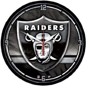    NFL Oakland Raiders Team Logo Wall Clock *SALE*