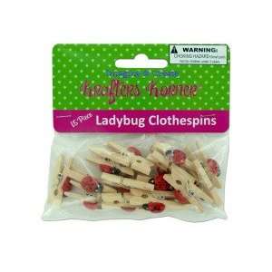  Ladybug Clothespins 