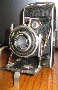 Vintage Autase German Prontor II Folding Camera Autex Anastigmat 105mm 