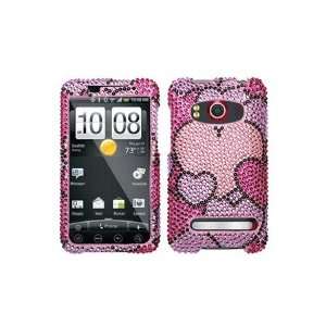   Full Diamond Graphic Case   Cloudy Hearts Cell Phones & Accessories