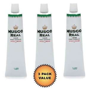  Musgo Real Shave Cream   Classic Scent   3 Pack Health 