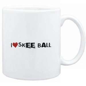  Mug White  Skee Ball I LOVE Skee Ball URBAN STYLE 