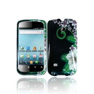  Huawei M865 Ascend 2 Graphic Case   Green Flower (Package 