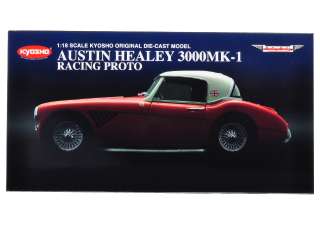  Healey 3000 MK 1 Racing Prototype Red die cast car model by Kyosho