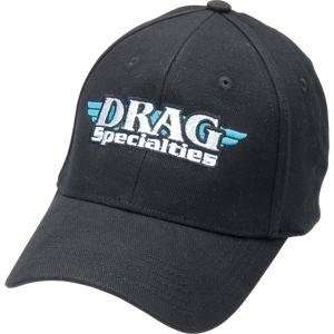  Drag Specialties Fitted Cap   S/MD/Black Automotive