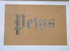 Ed Ruscha Pews from News Mew, Pews. Signed Mint