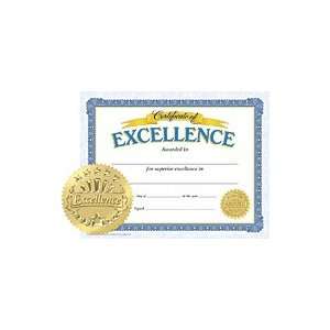  Excellence Certificates and Award Seals Combo Pack 