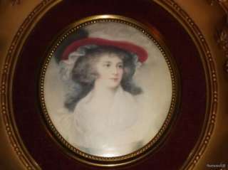 Vintage Miss Tickle by George Romney Cameo Creations Wall Picture 