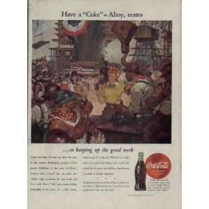   the good work  1944 Coca Cola / Coke Ad, A2702A 