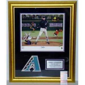   Looney Tunes Litho LTD JSA   Framed MLB Photos, Plaques, and Collages