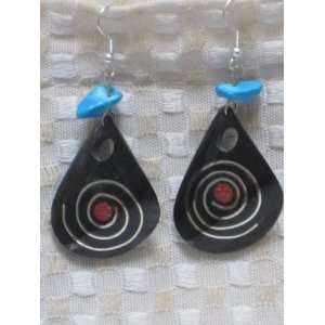    Handmade Earrings From Horns, Made in Ecuador 