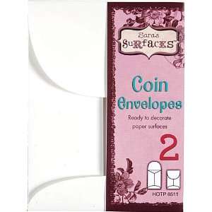   by 4 3/4 Inch Coin Envelope, White 2/Package Arts, Crafts & Sewing