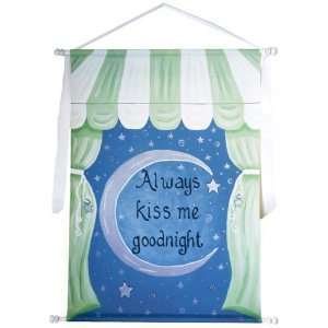  always kiss me wall hanging