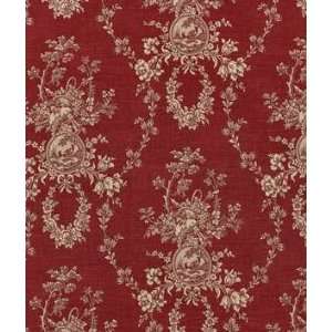  Country House Toile Fabric in Red